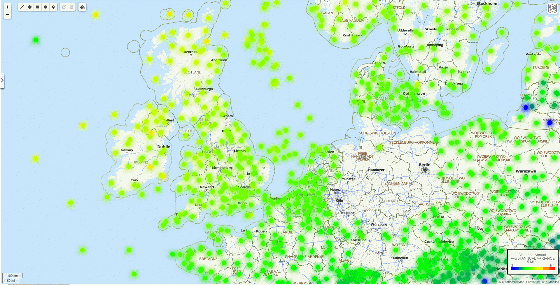 Variance-Annual-Western-Europe